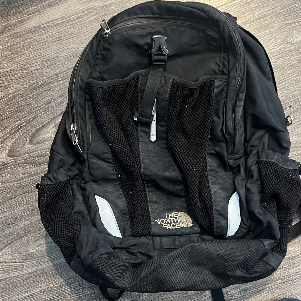 The North Face Black and Gray Backpack